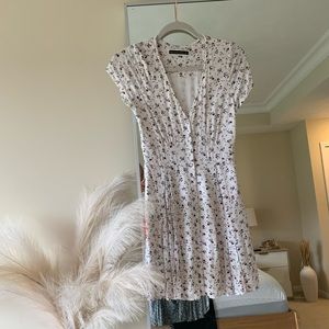 Beautiful white floral summer dress